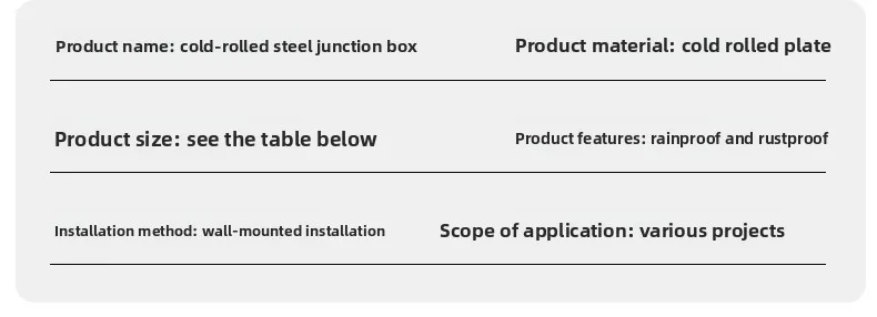 Iron Indoor Base Box